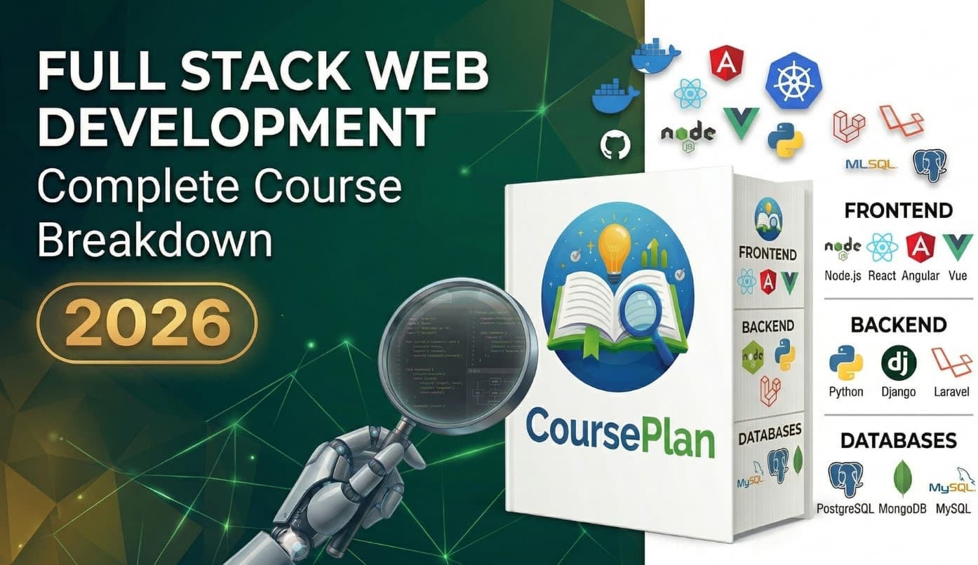 🌐 Web Development — Complete Course Breakdown 2026